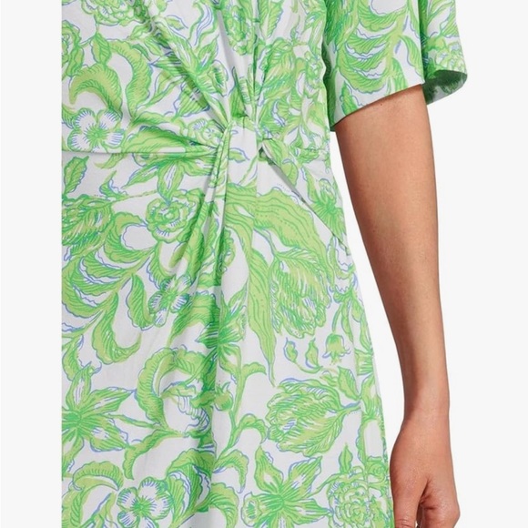 NWT Lilly Pulitzer Shaw Dress Resort White Daffodil Hill Size Large - Picture 5 of 16